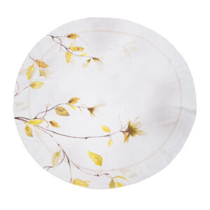 Japan Round Tablecloth, Yellow