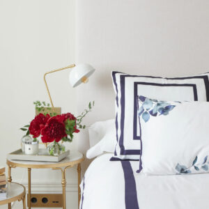 Eucalyptus Square Sham (Set of 2), Navy