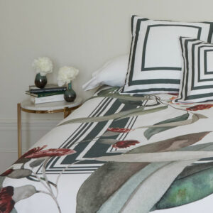 Essential Embroidered Pillowcase (Set of 2),  Green