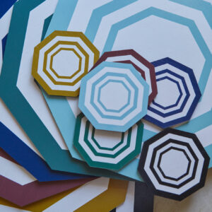 Essential Octagonal Placemat, Aqua
