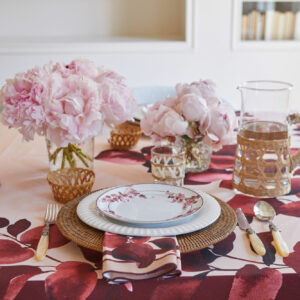 Eucalyptus Tablecloth, Red