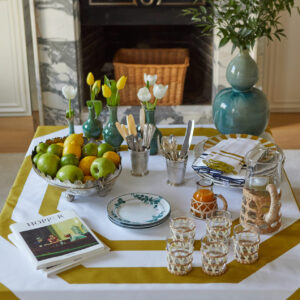 Essential Square Tablecloth, Yellow