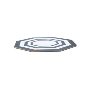 Essential Octagonal Placemat, Black