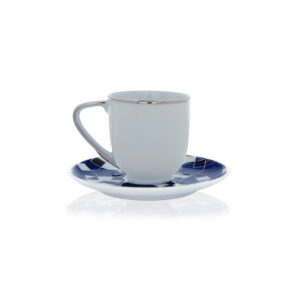 Night Coffee Cup and Saucer