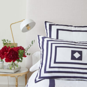 Essential  Simple Square Sham (Set of 2), Navy