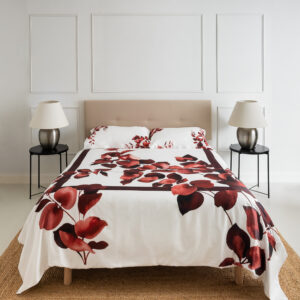 Eucalyptus Duvet Cover, Red