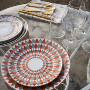 Armonia Dessert Plate Terracota ( Set of 4)