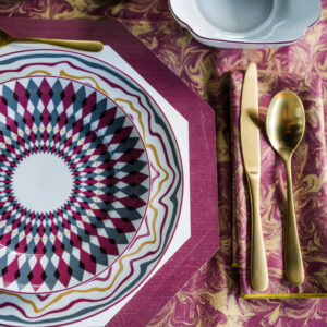 Armonia Dessert Plate Red ( Set of 4)